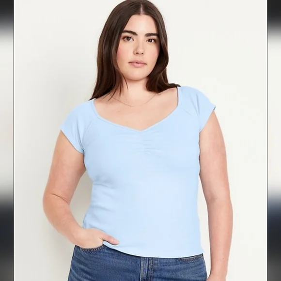 Old Navy Fitted Ribbed Tops ❄Bundle❄ - Picture 1 of 13